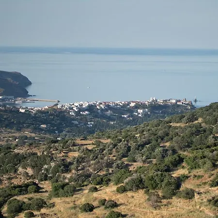 Falcon Eyes- Panoramic Stone House بيت للعطل Ándros